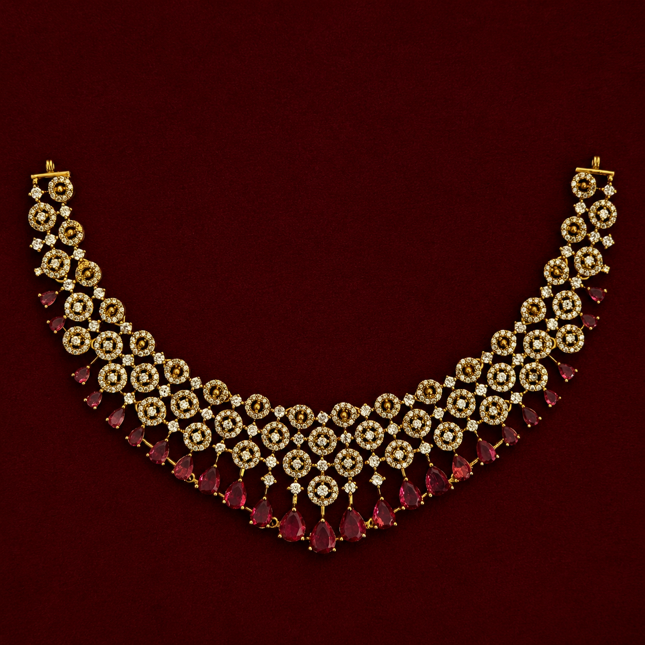 The Crimson Heirloom Choker Set