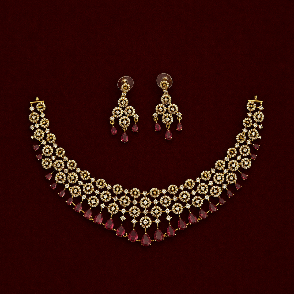 The Crimson Heirloom Choker Set