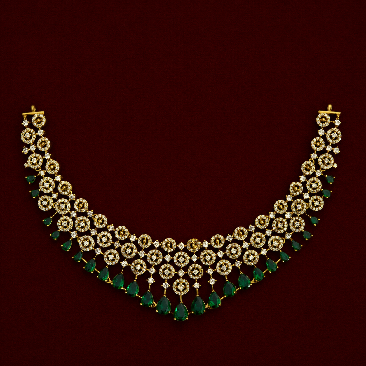 The Emerald Heirloom Choker Set