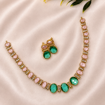 Dual-Tone CZ Necklace