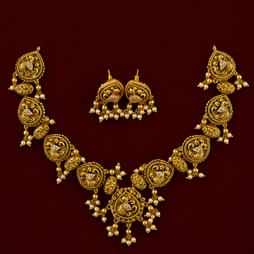Antique Peacock Temple Set