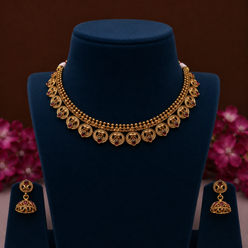 Ruby Coin Antique Choker Set