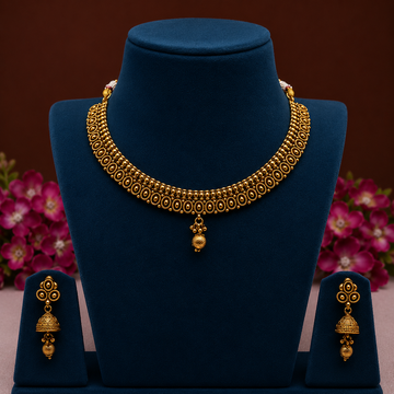 Antique Gold Traditional Choker Set
