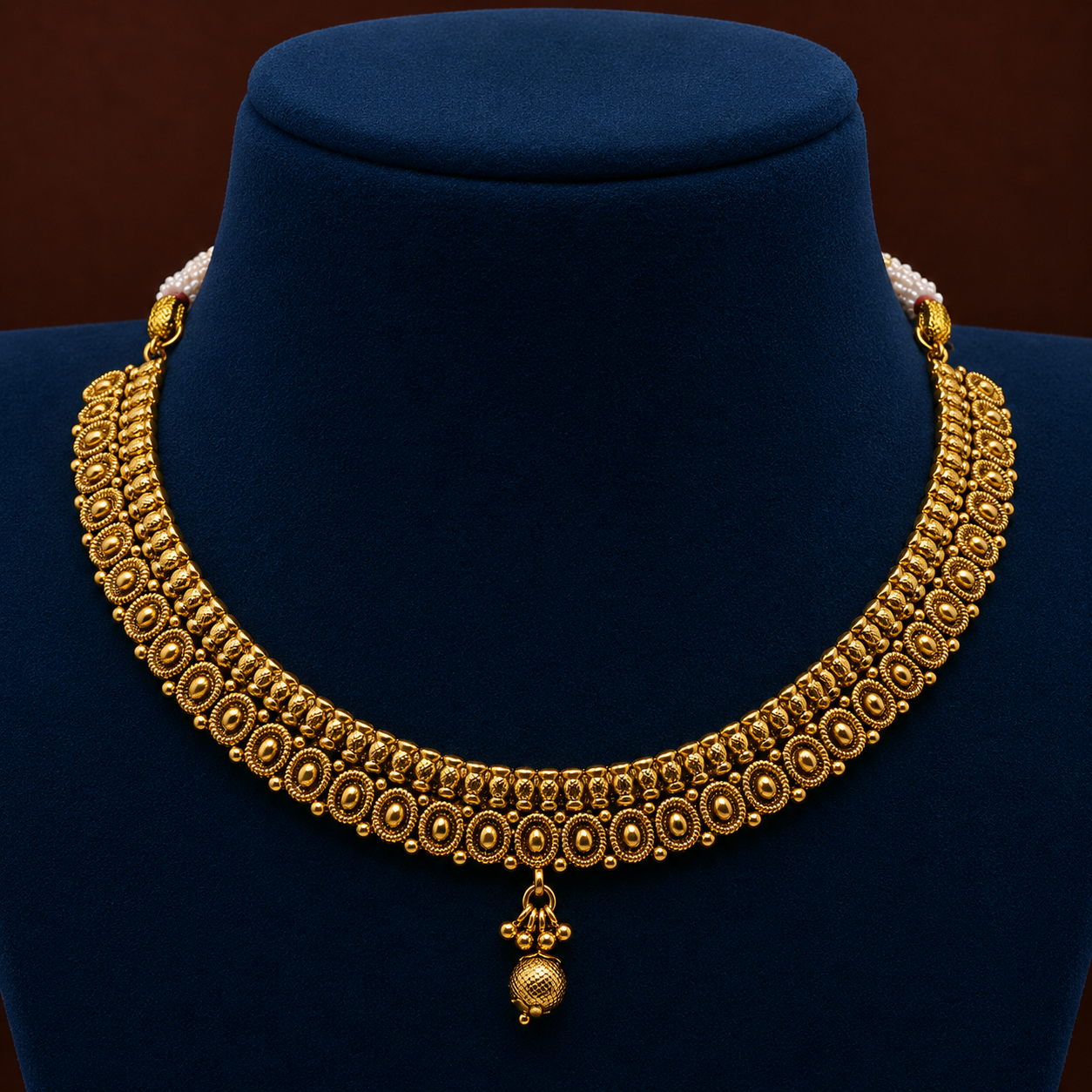 Antique Gold Traditional Choker Set