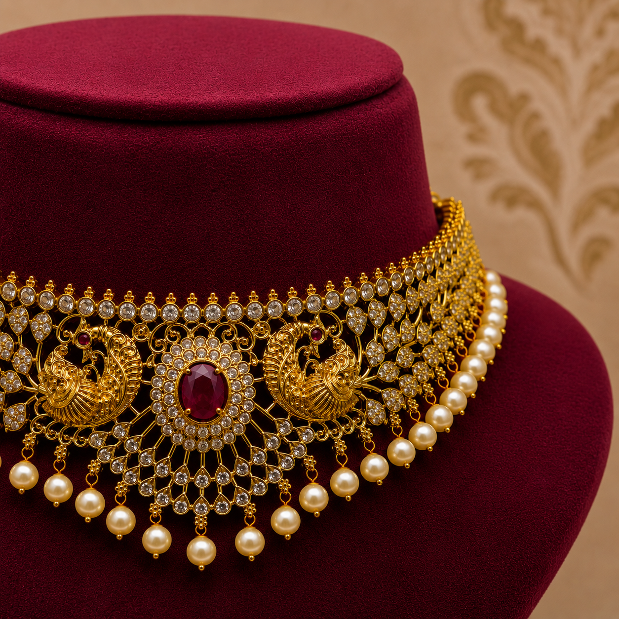 Grandeur Peacock AD Choker