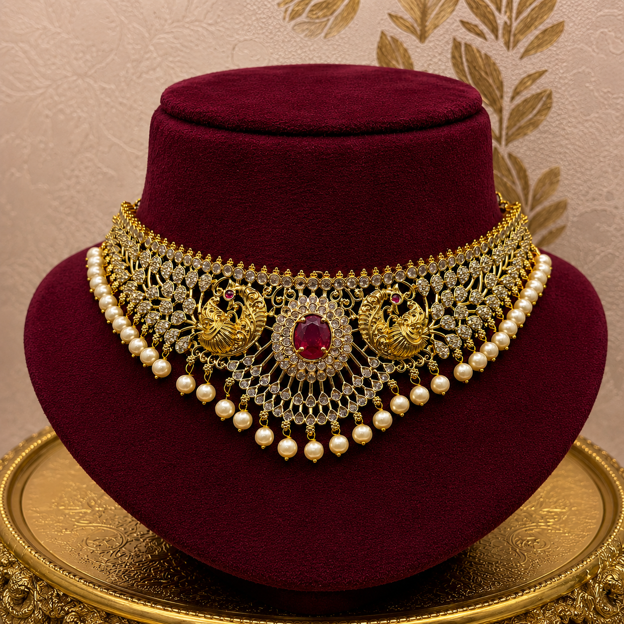 Grandeur Peacock AD Choker