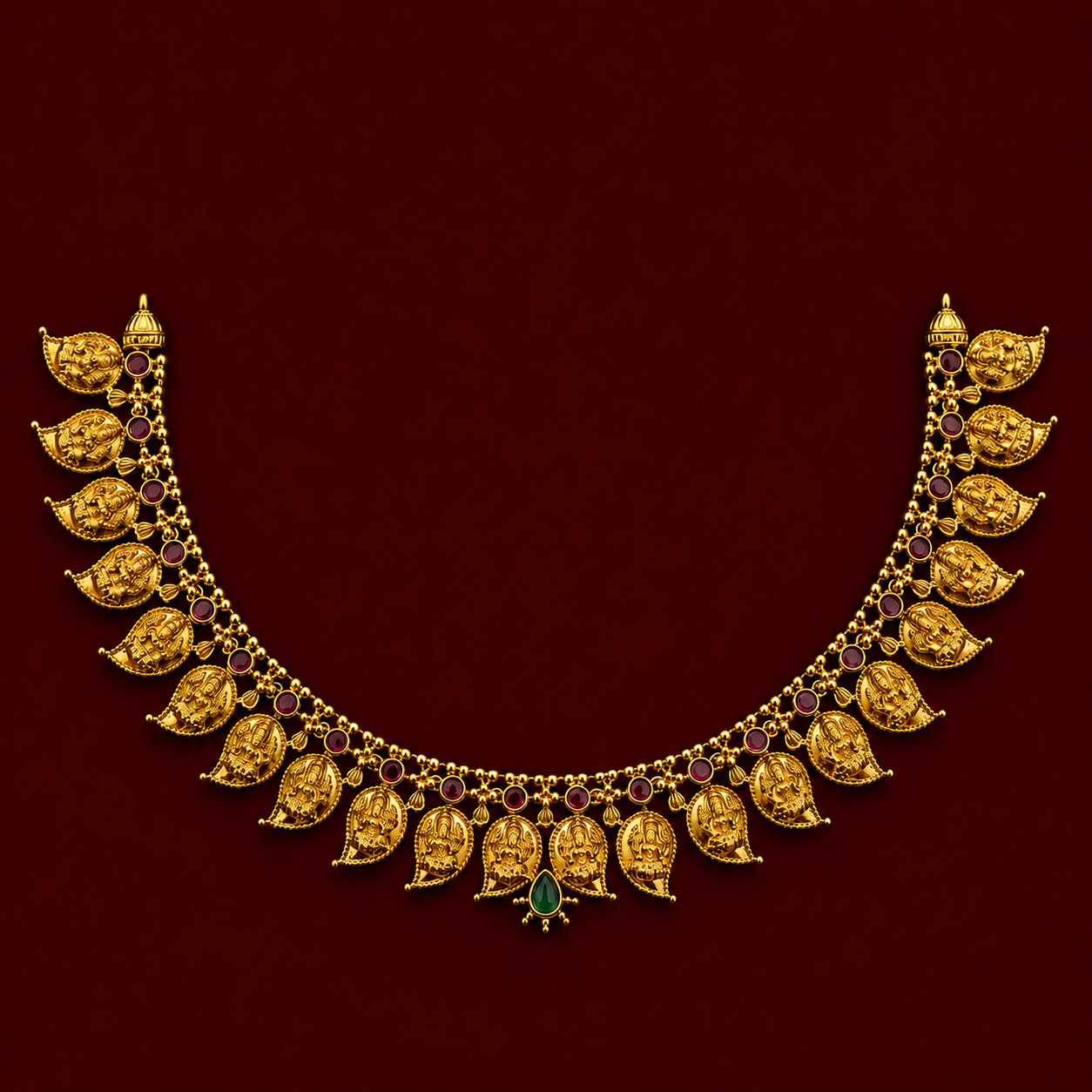 Lakshmi Paisely Necklace Set