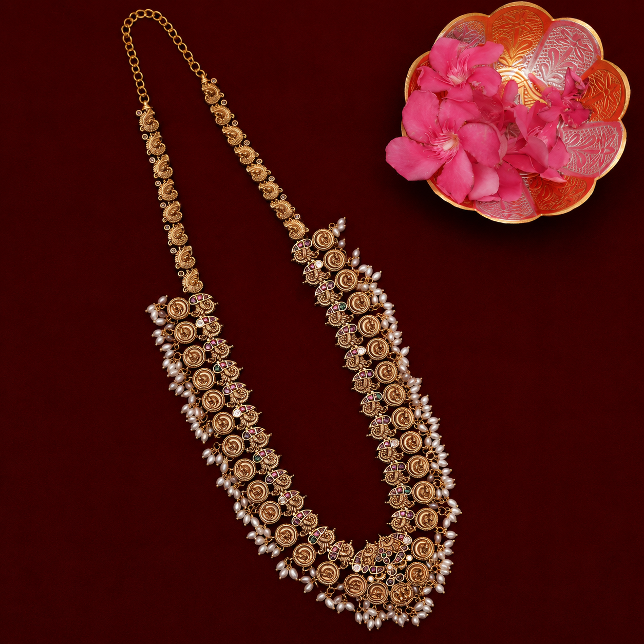 Classic Pearl Coin Convertible Haram
