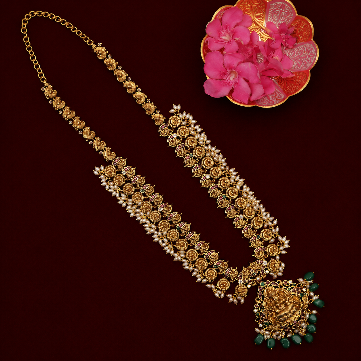 Classic Pearl Coin Convertible Haram