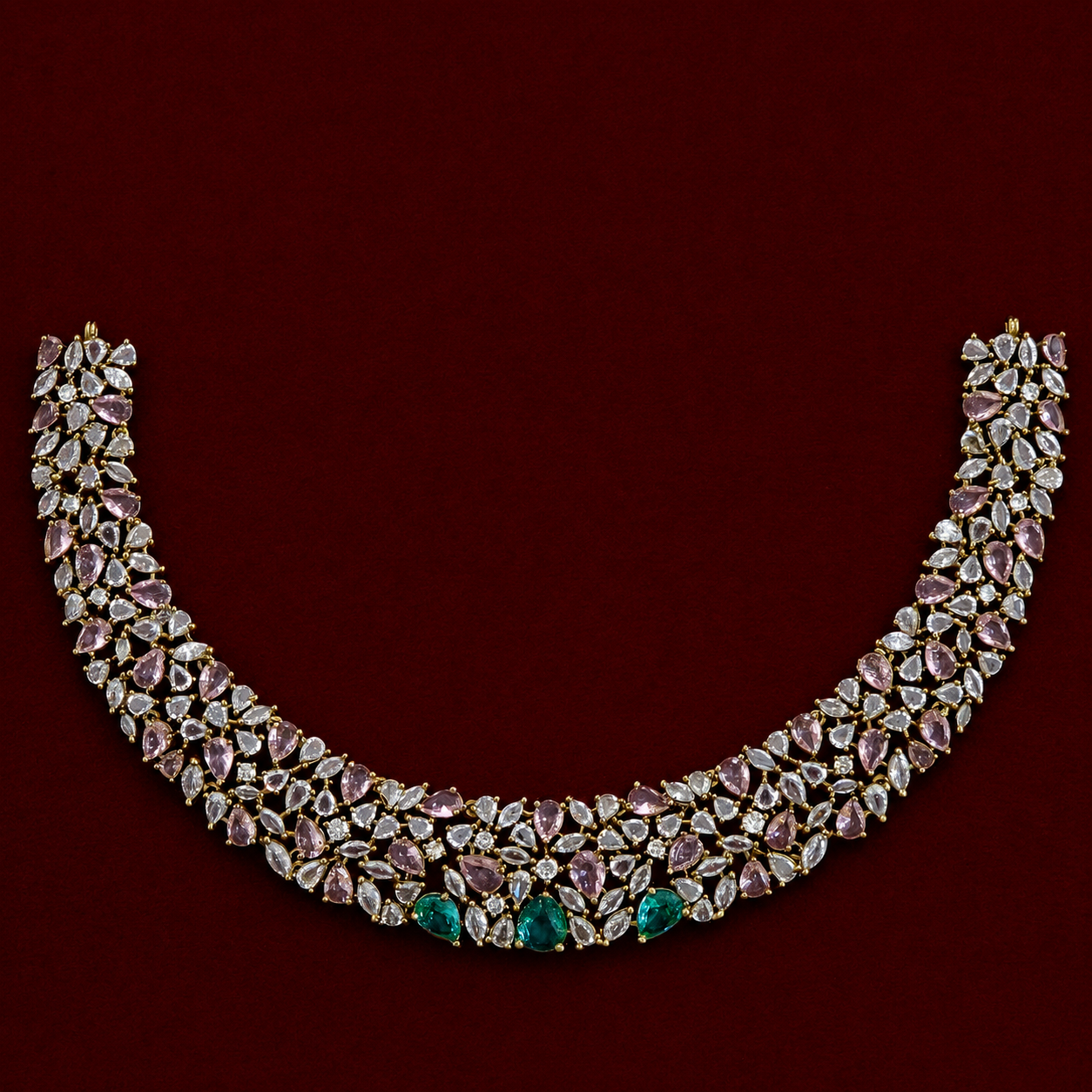 Blush Emerald CZ Set