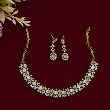 Eternal Blossom CZ Necklace Set