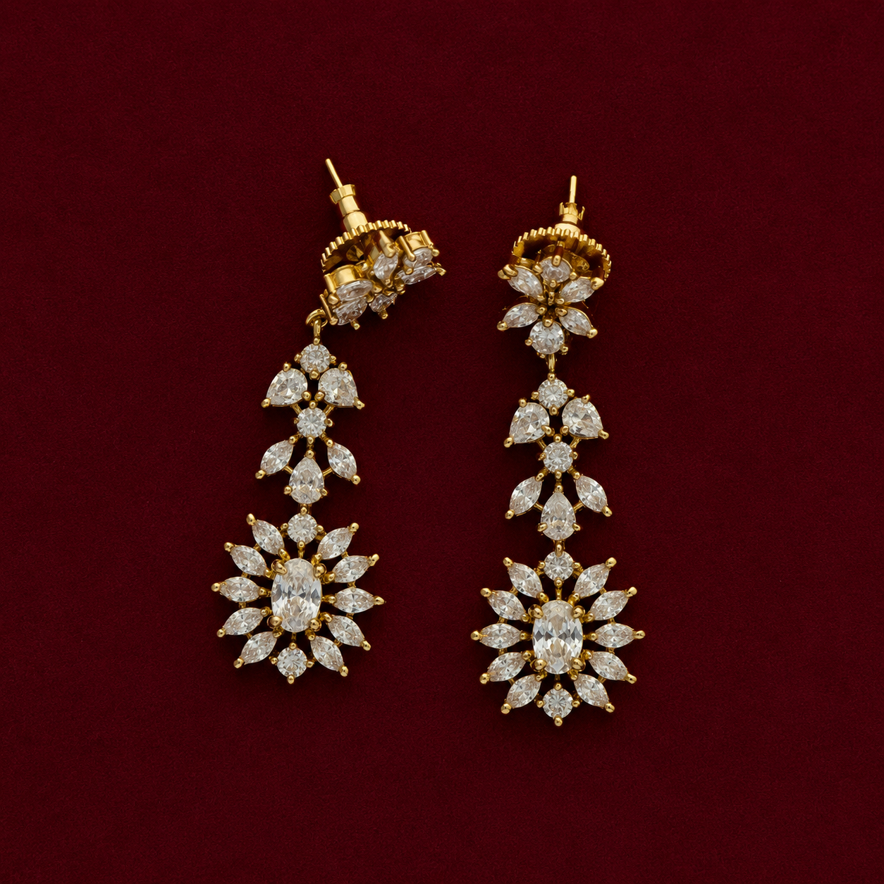 Eternal Blossom CZ Necklace Set