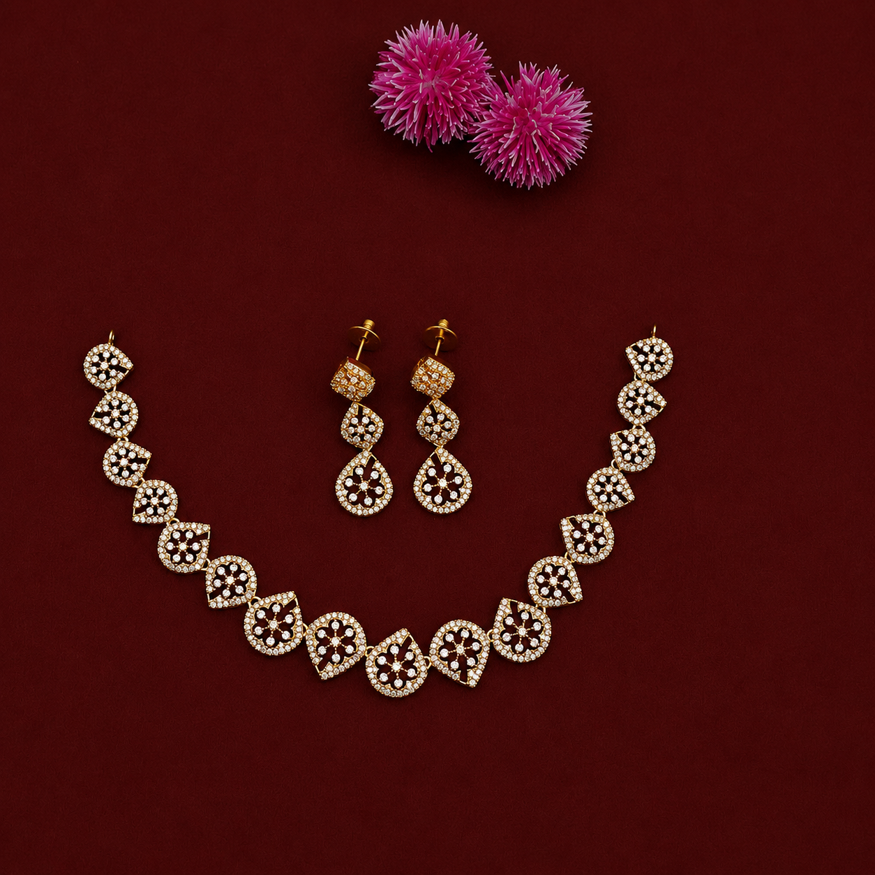 Charvi Petal AD Necklace