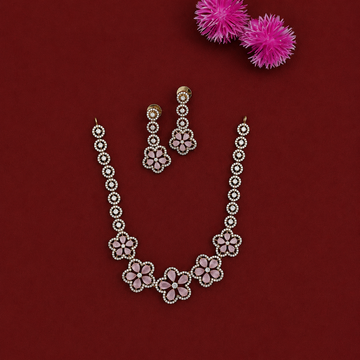 Floral Fusion AD Necklace