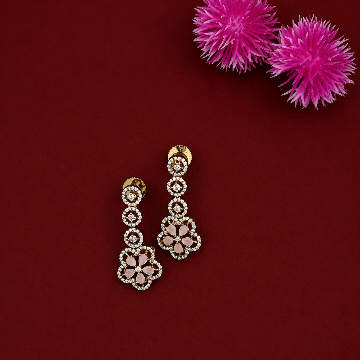 Floral Fusion AD Necklace