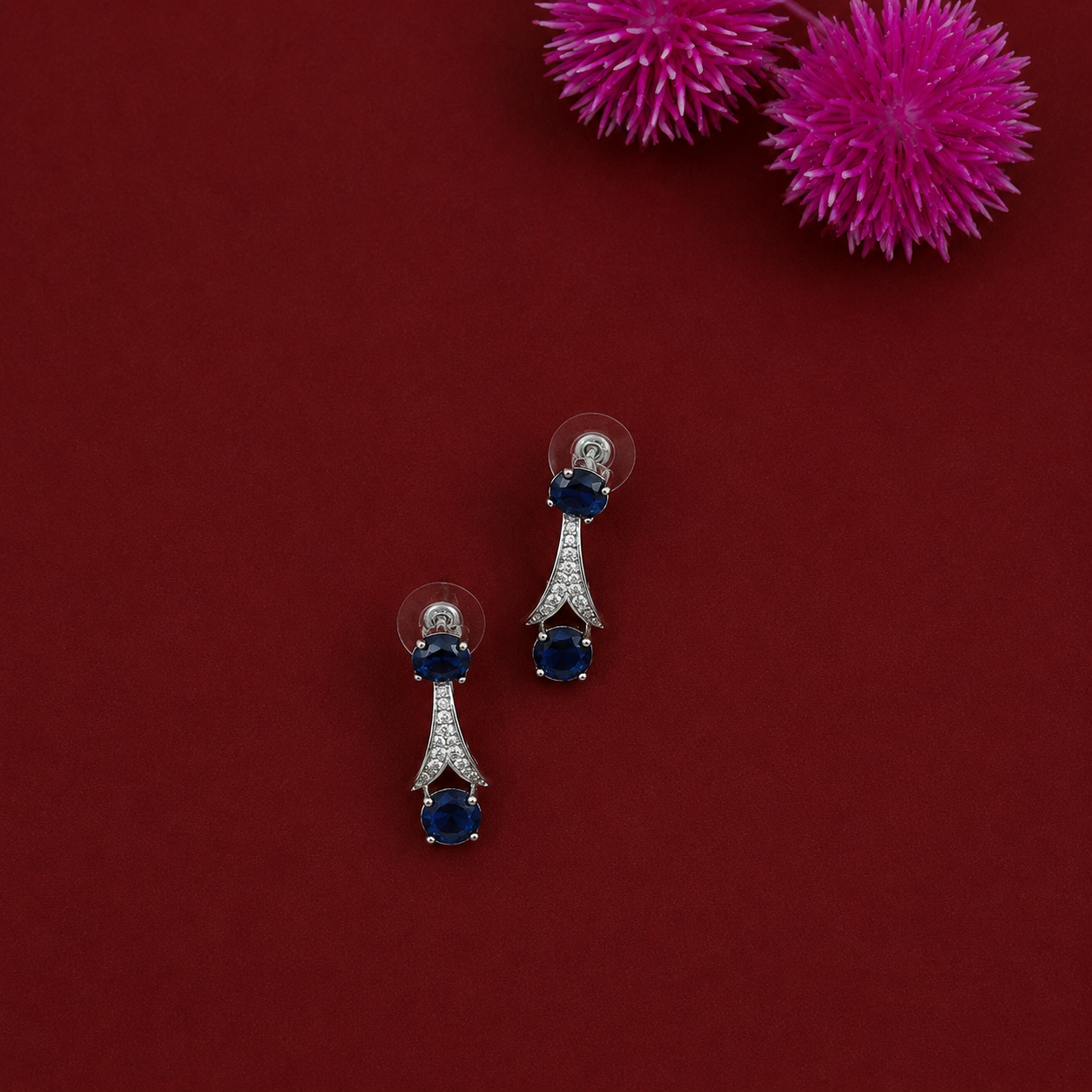 Sapphire Crescent AD Neckpiece