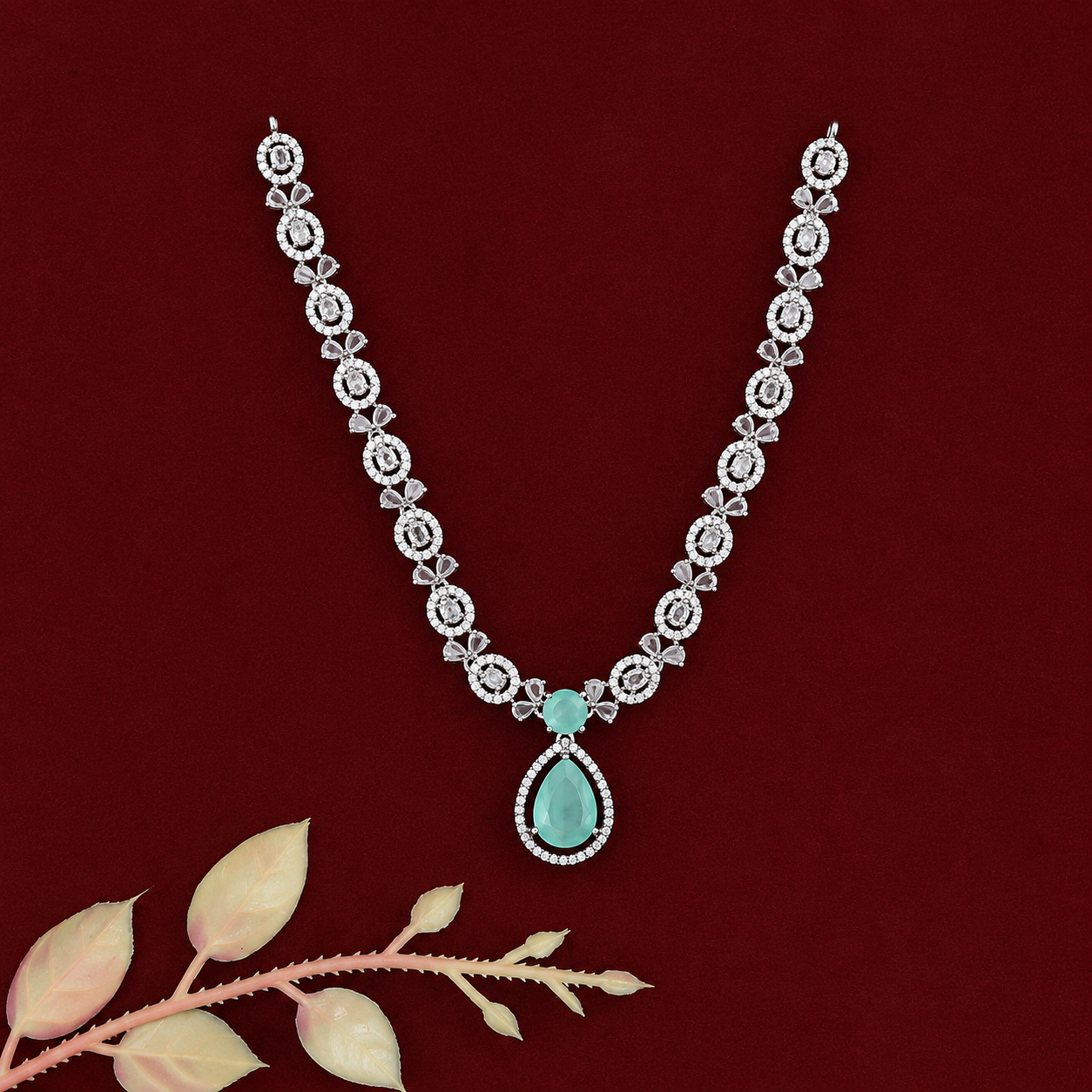 Pastel Fusion Zircon Neckpiece