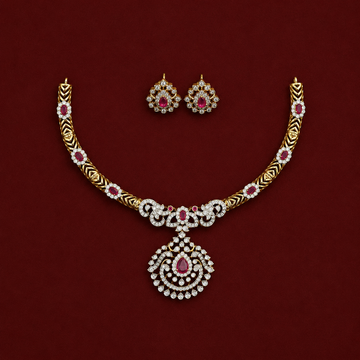 Ruby Cascade Necklace