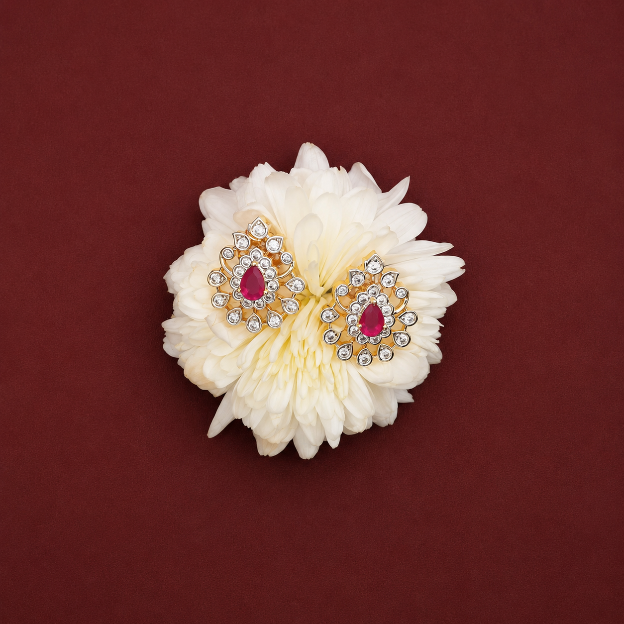 Ruby Cascade Necklace