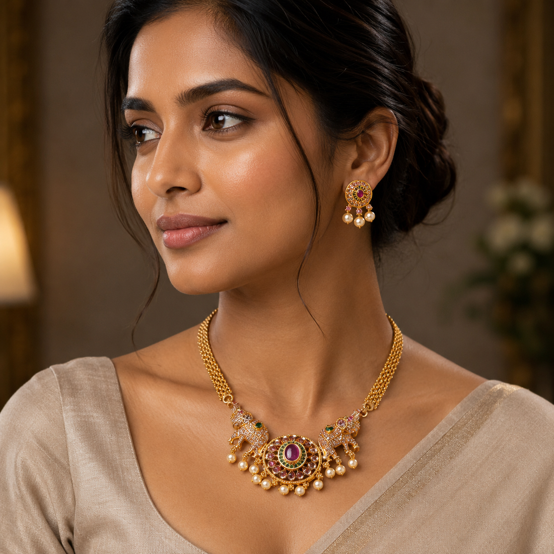 Heritage Gaja-Lakshmi Elephant Set