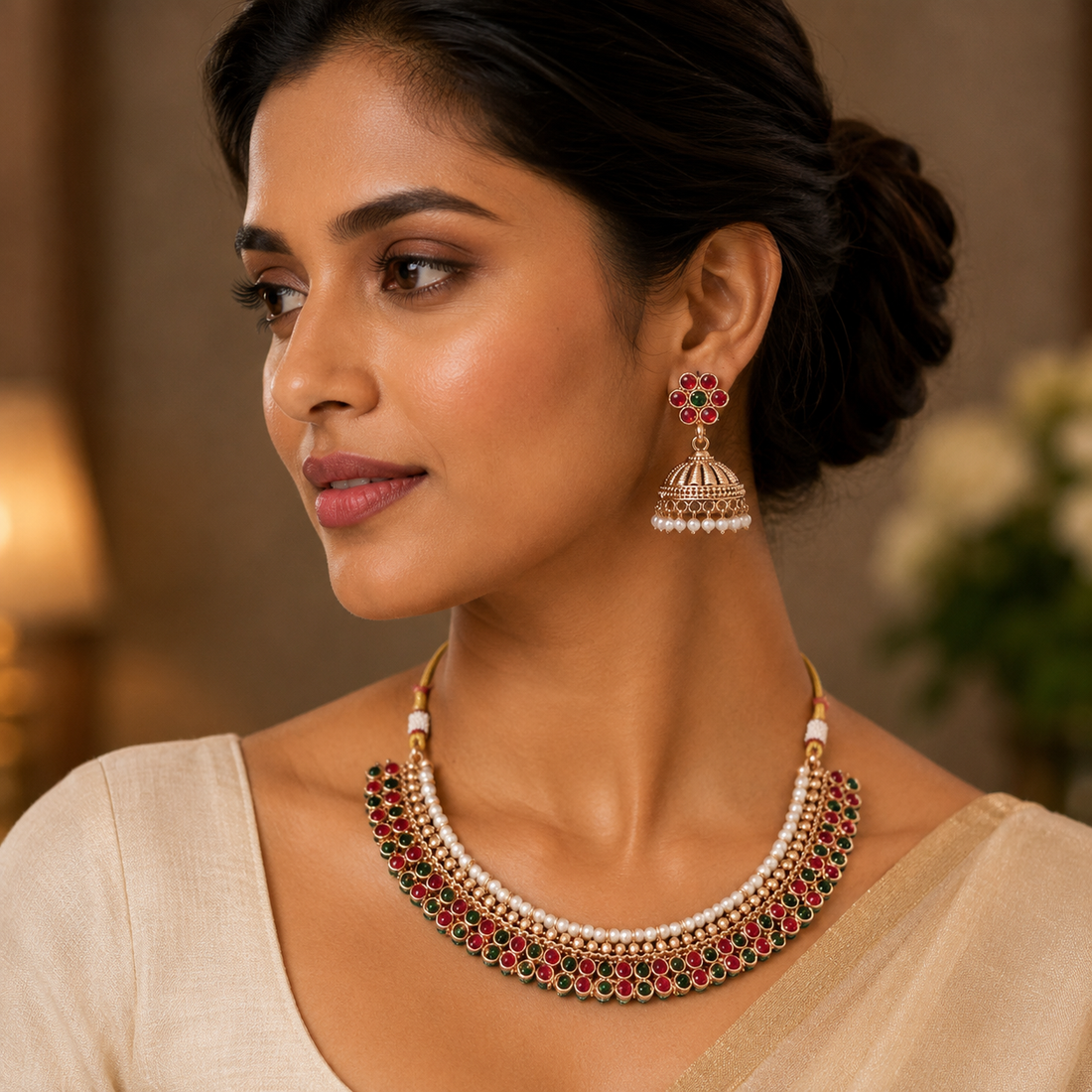 Pearl Blossom Necklace