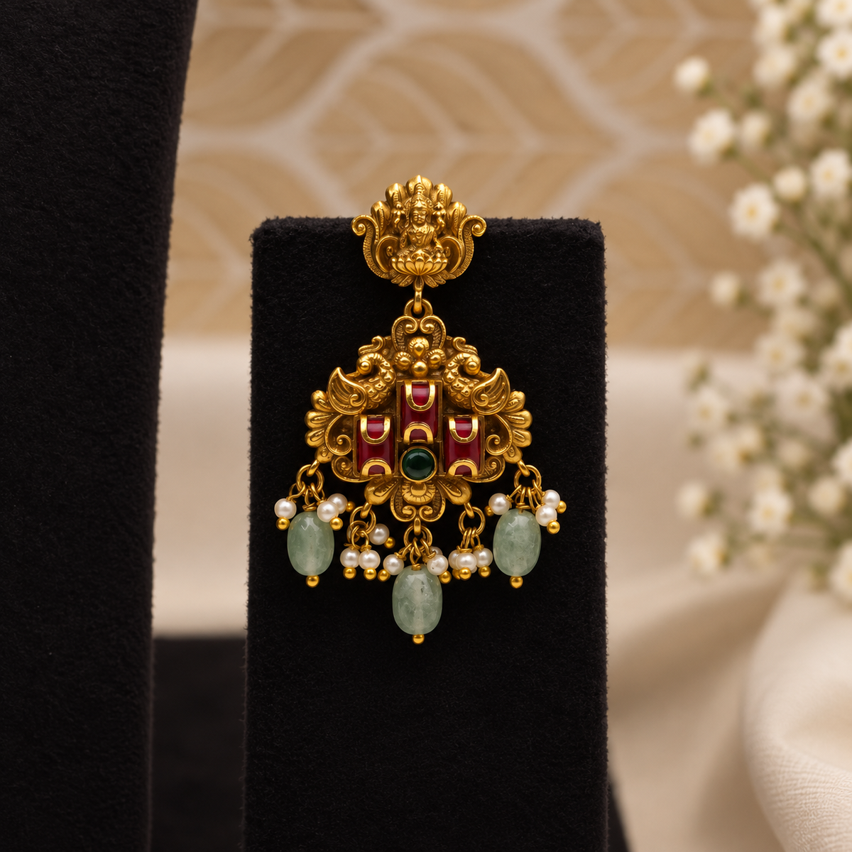 Lakshmi Temple Necklace Set
