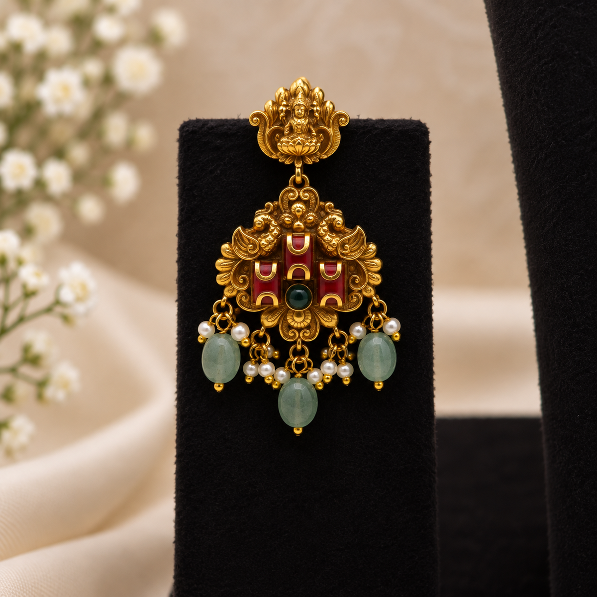 Lakshmi Temple Necklace Set