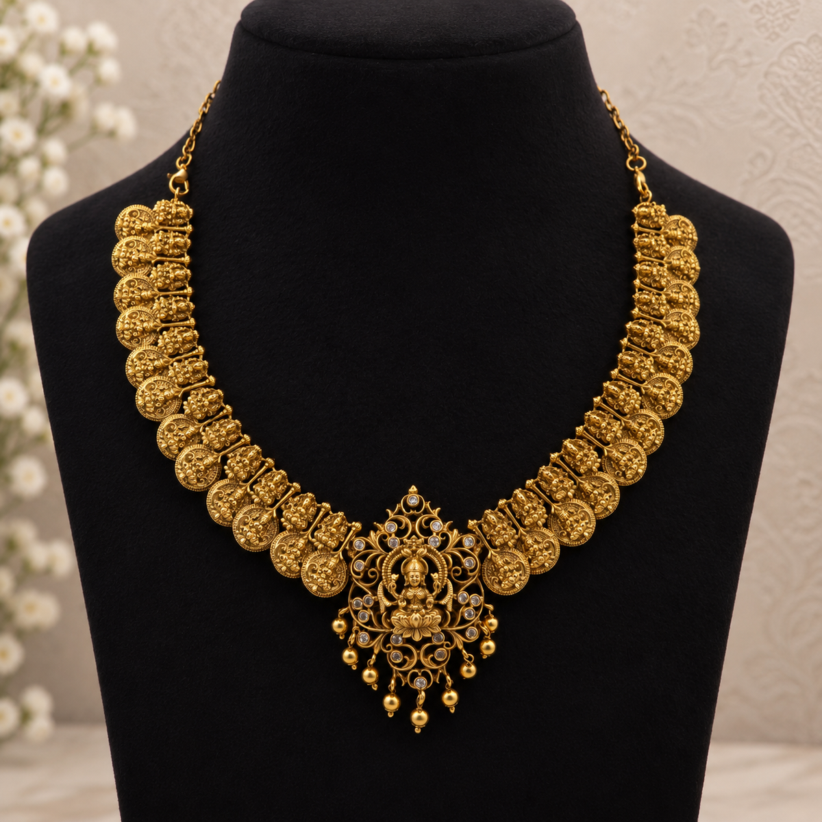 Lakshmi Peacock Temple Set
