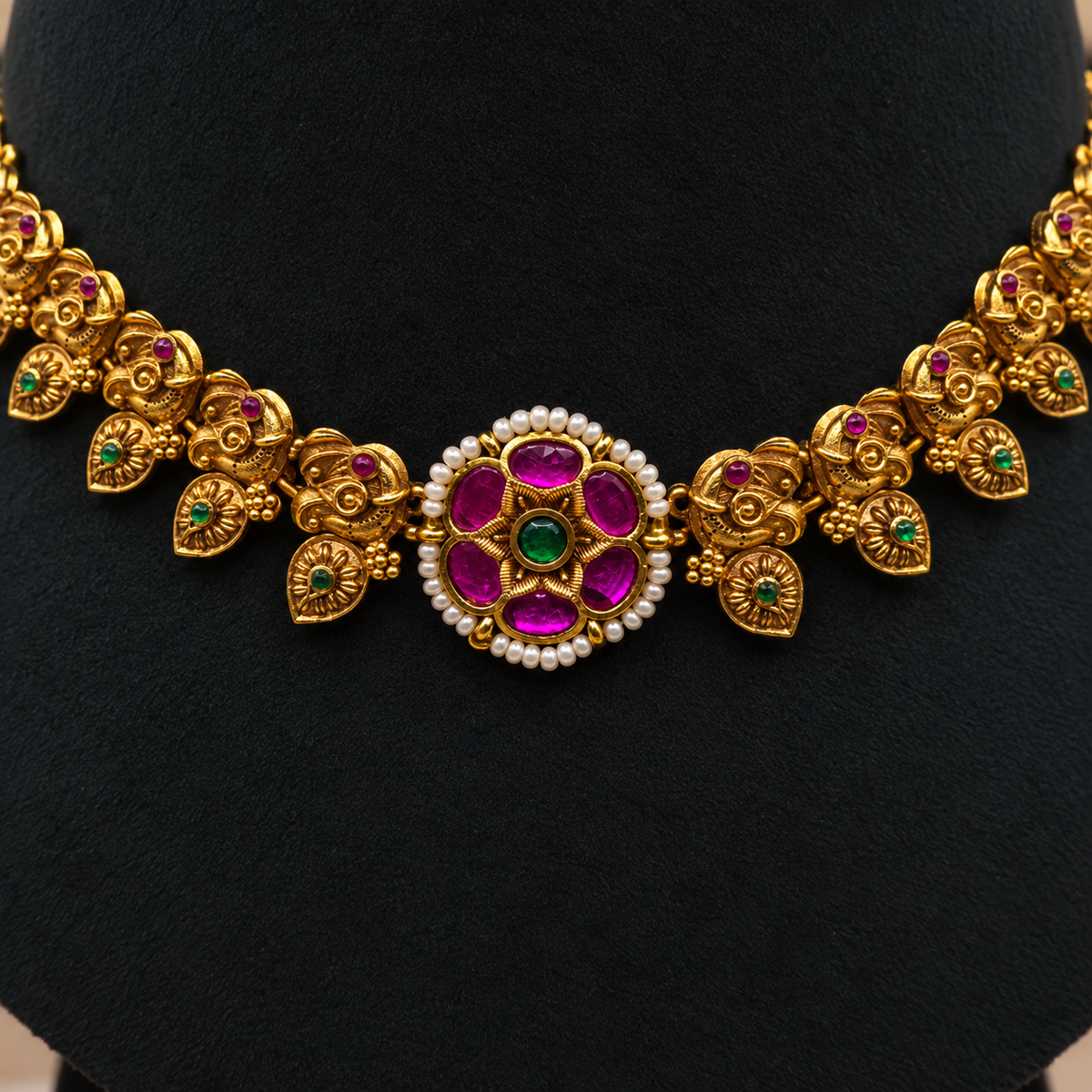 Ruby Temple Choker