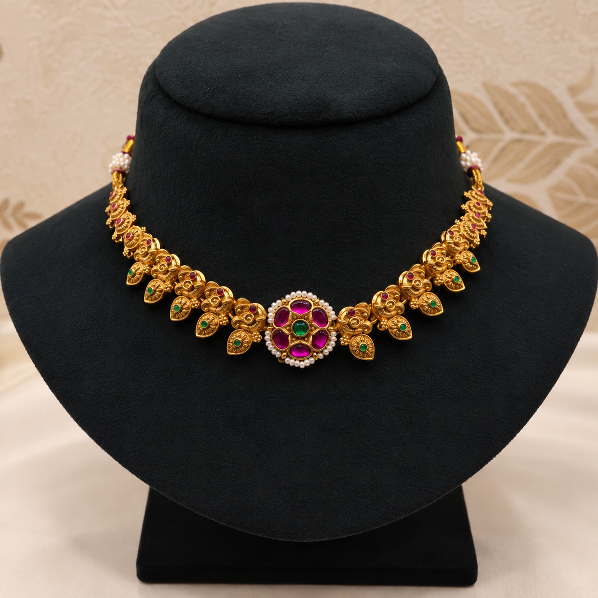Ruby Temple Choker
