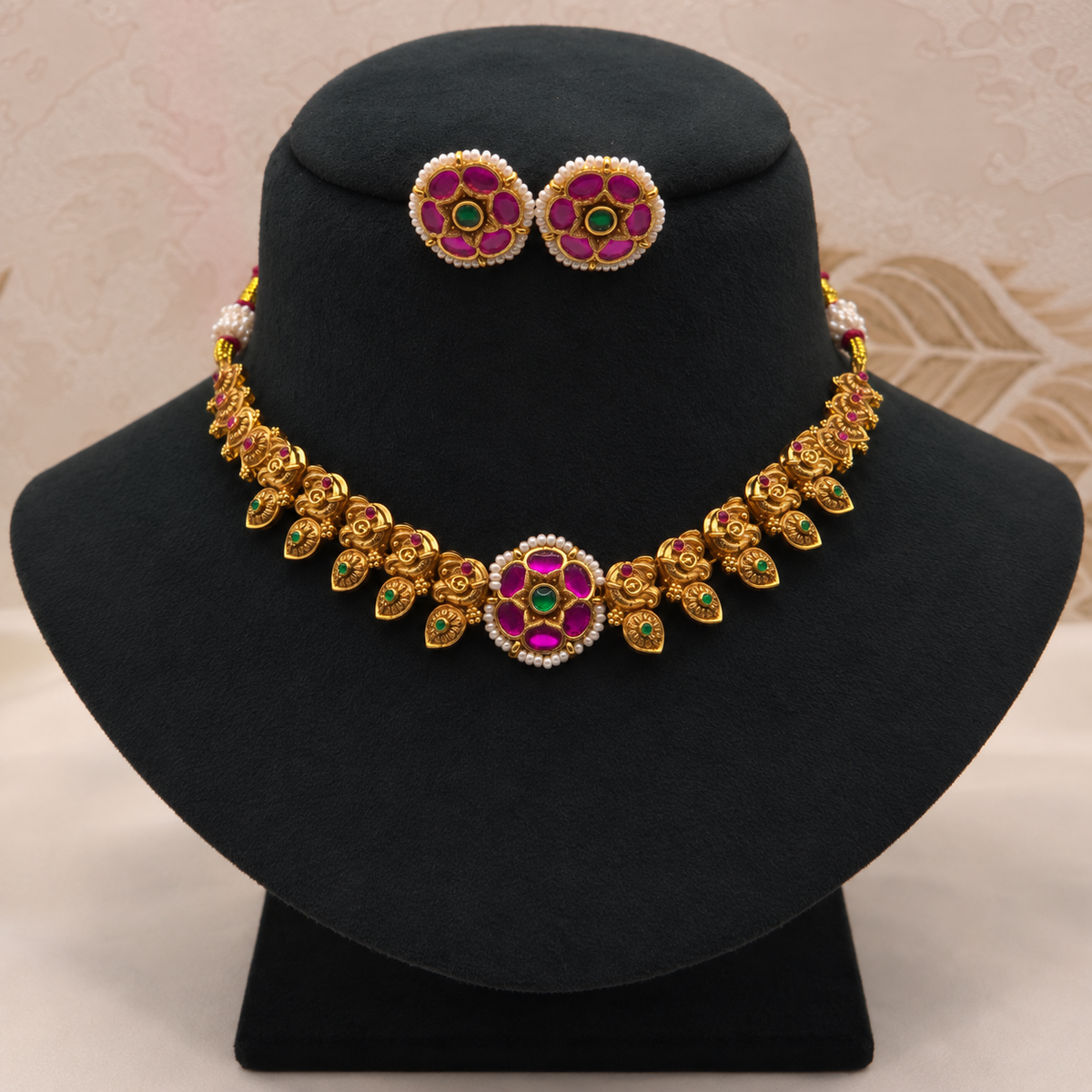 Ruby Temple Choker