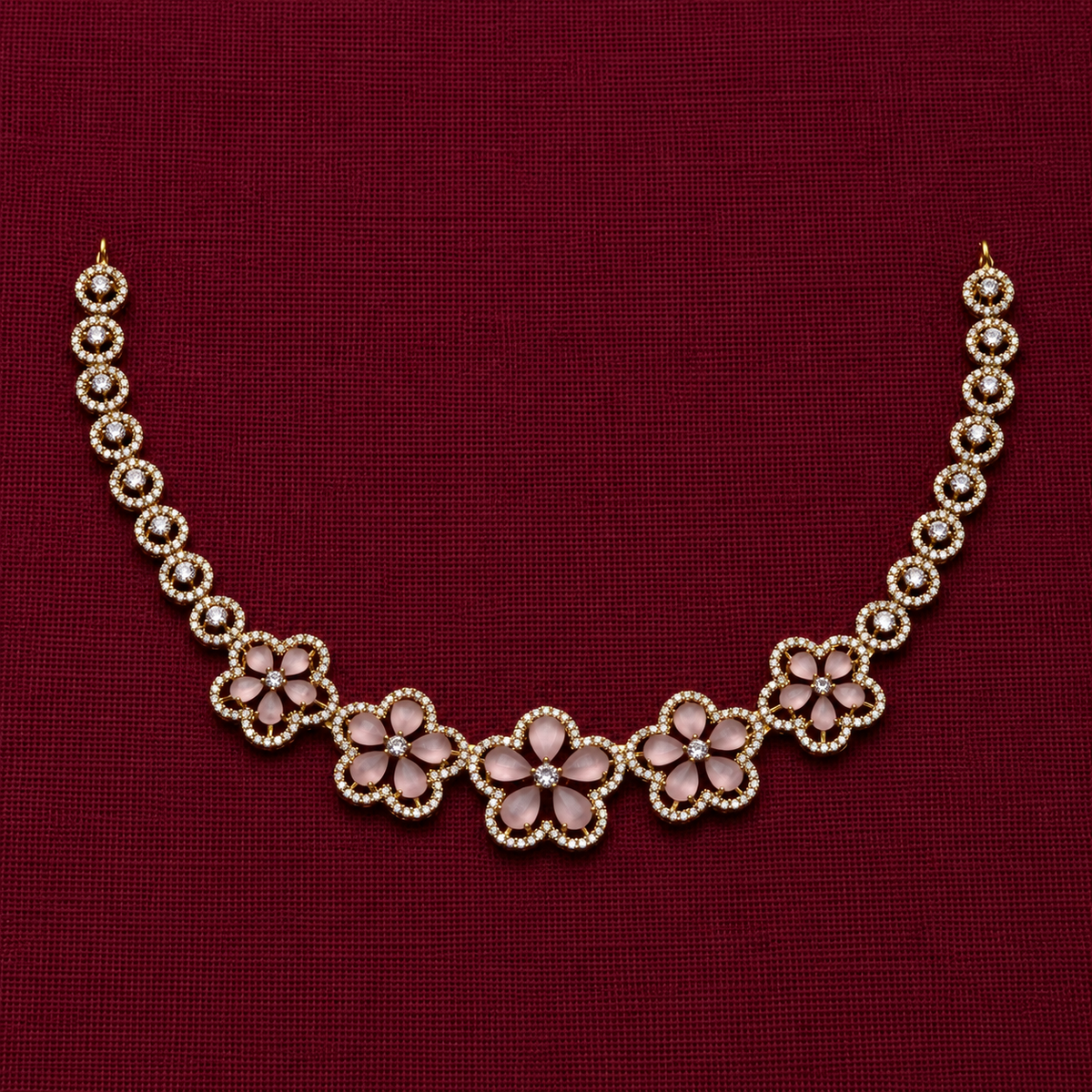 Floral Fusion AD Necklace