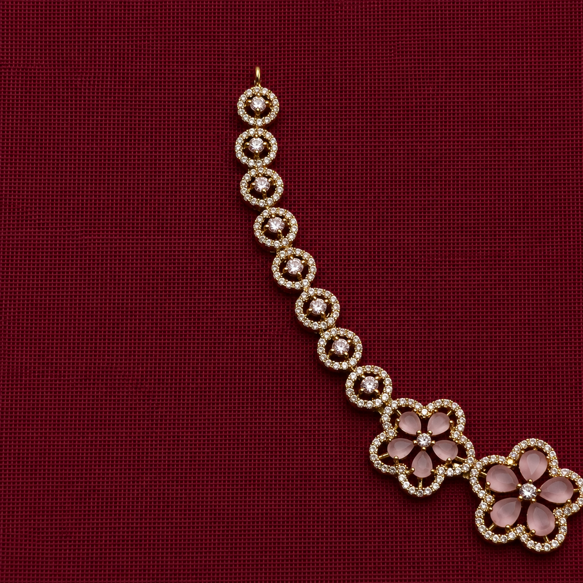 Floral Fusion AD Necklace