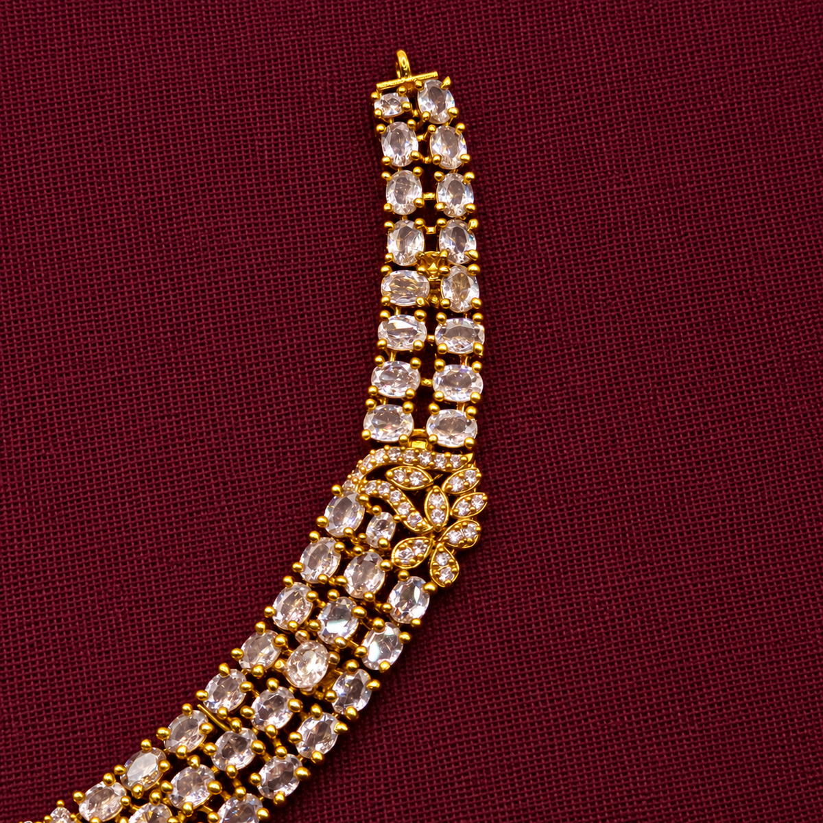 Interchangeable CZ Necklace Set