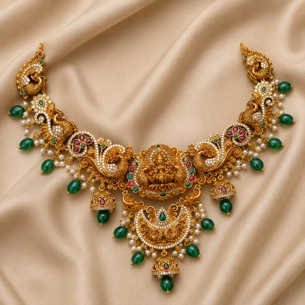 Grandeur Lakshmi Peacock Haram