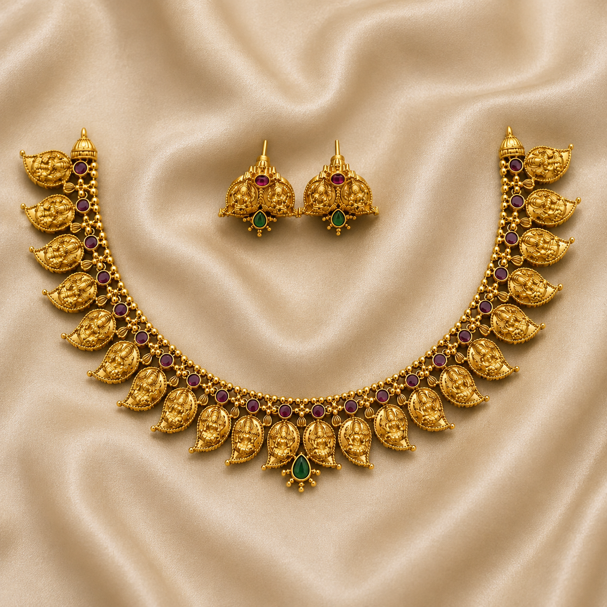 Lakshmi Paisely Necklace Set
