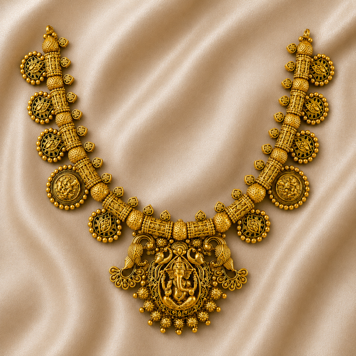 Antique Ganesha Temple Set