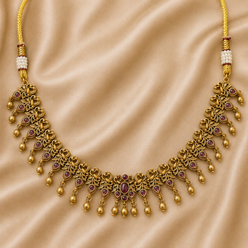 Ruby Drape Neckpiece