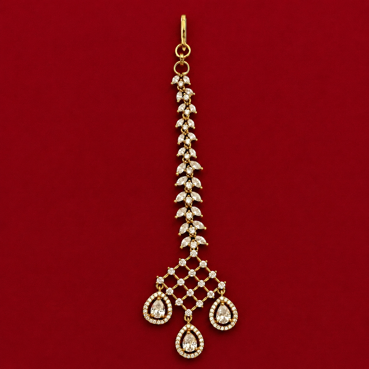 Royal CZ Bridal Choker Necklace Set