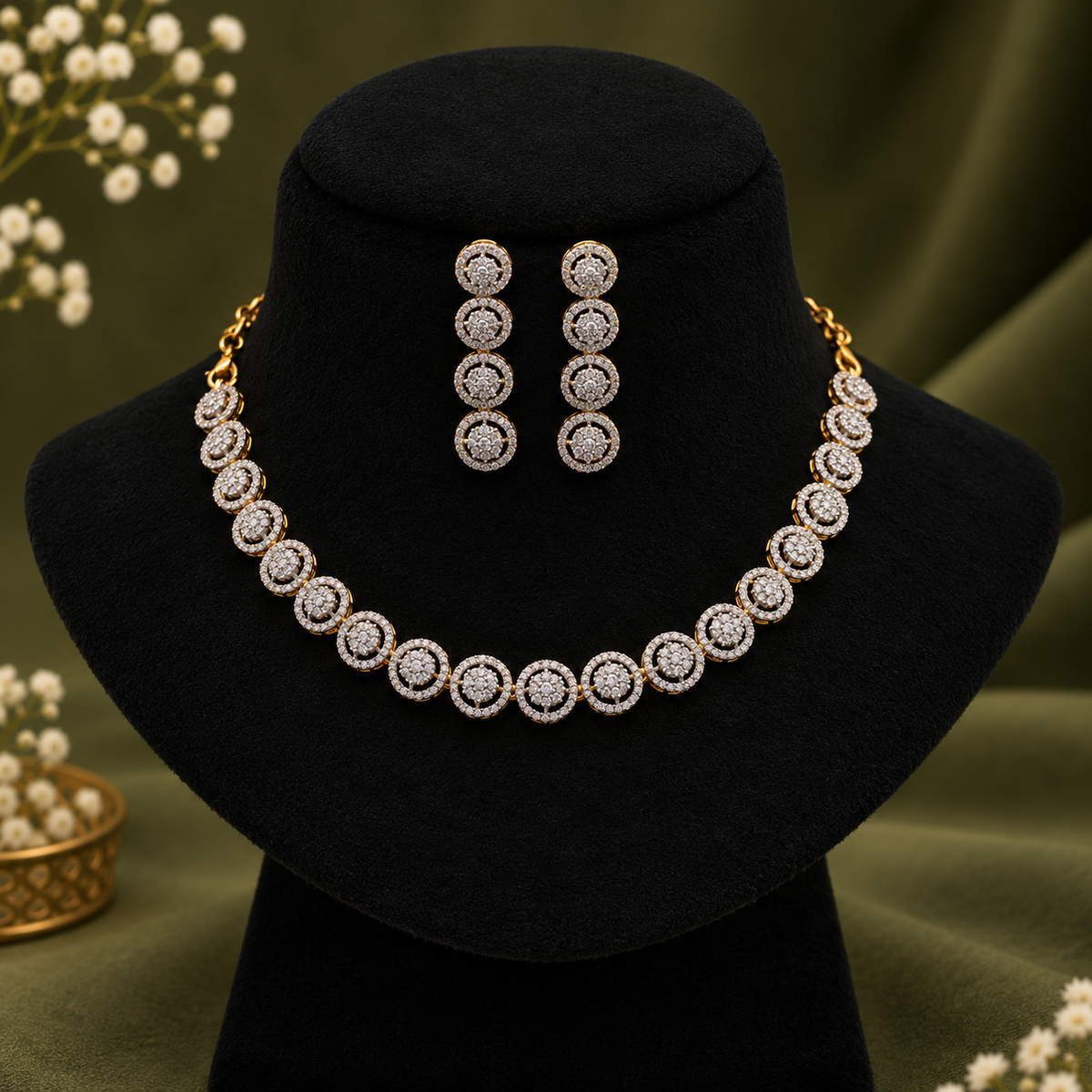 Celestial Circle Necklace Set