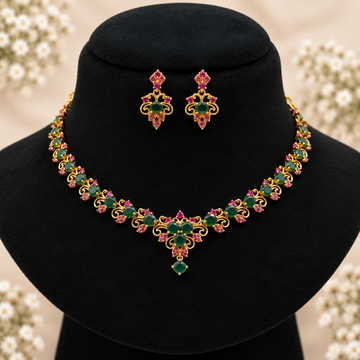 Emerald Ruby Vine Set