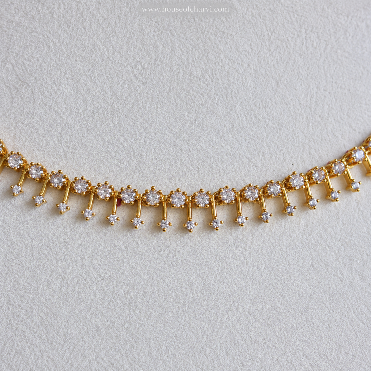 CZ Tennis Necklace Set