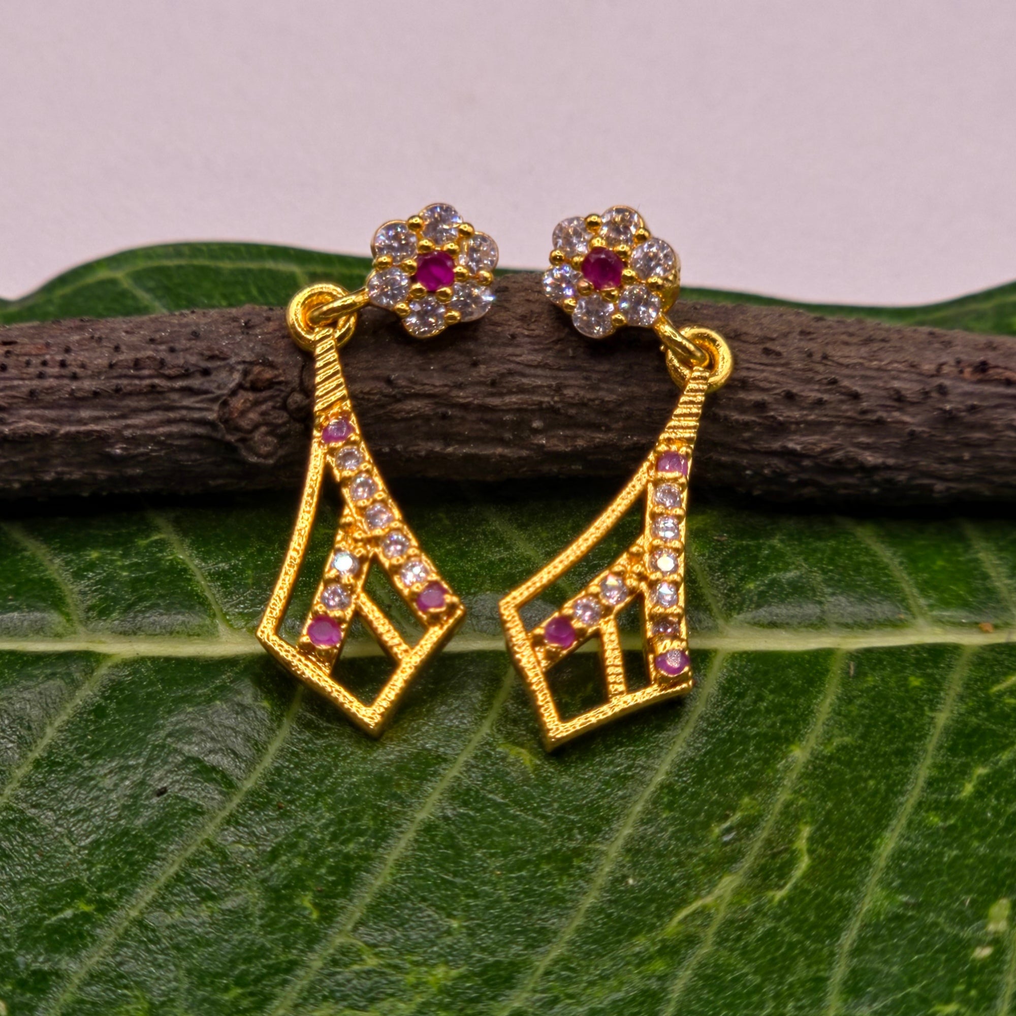 Celestial Bloom Drop Earrings