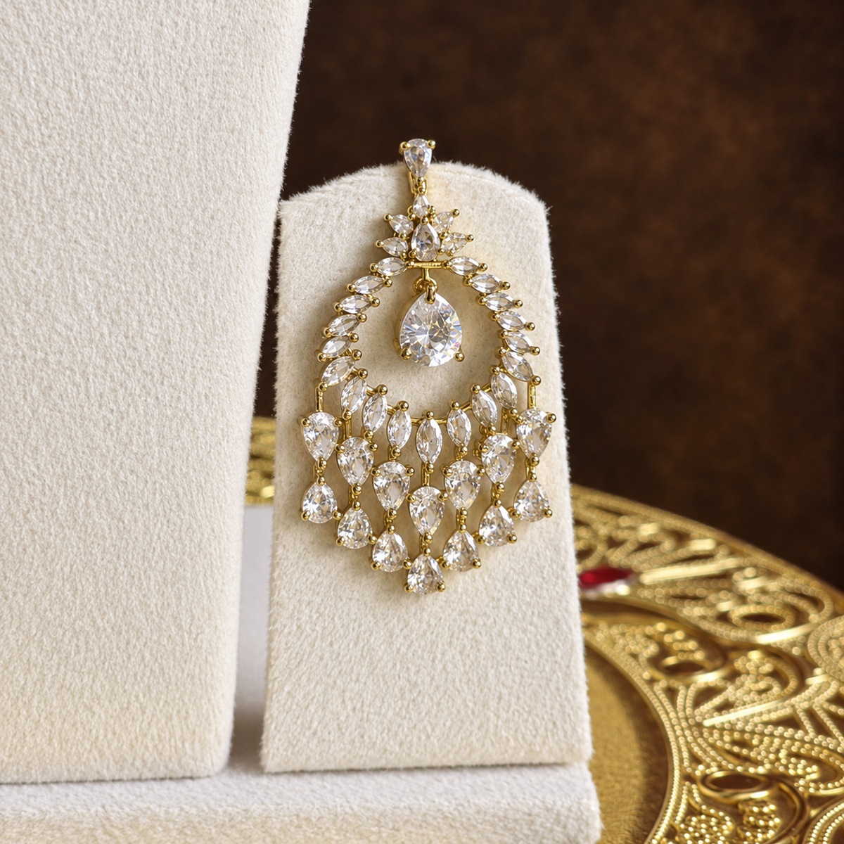 Double-Layer Clear CZ Necklace