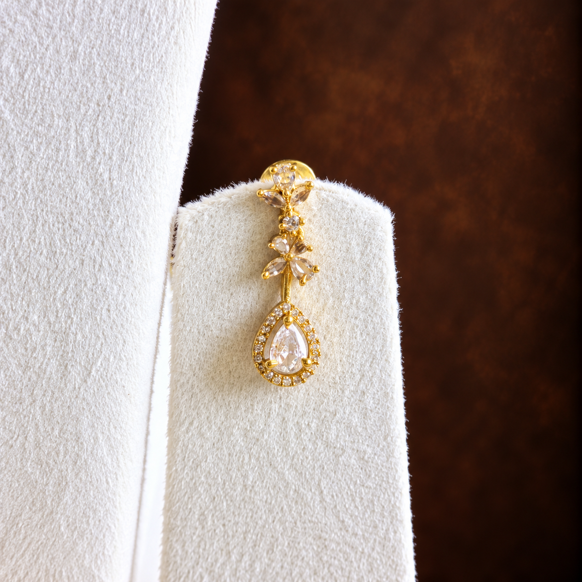 Double-Layer CZ Necklace Set