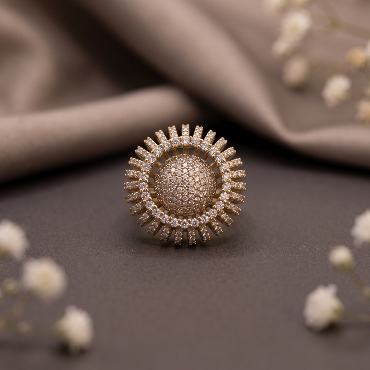 CZ Dome Ring