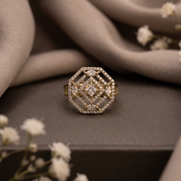 Geometric Diamond Lattice Ring