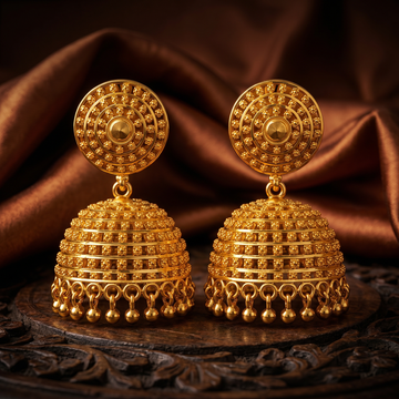 Micro Gold Plated Jhumkas 4