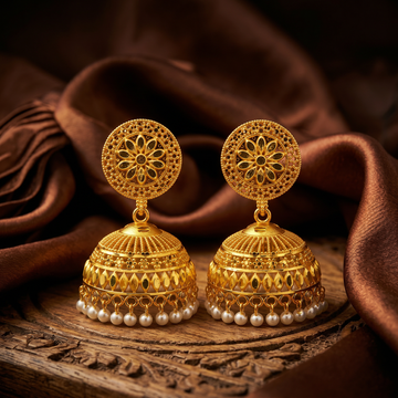 Micro Gold Plated Jhumkas 6