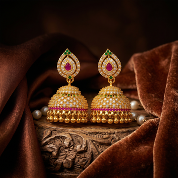 Micro Gold Plated Jhumkas 1